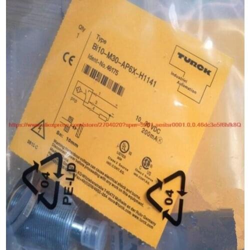 100% NEW BI10-M30-AP6X-H1141 proximity switch plug-in type PNP normally open sensor 10-30VDC