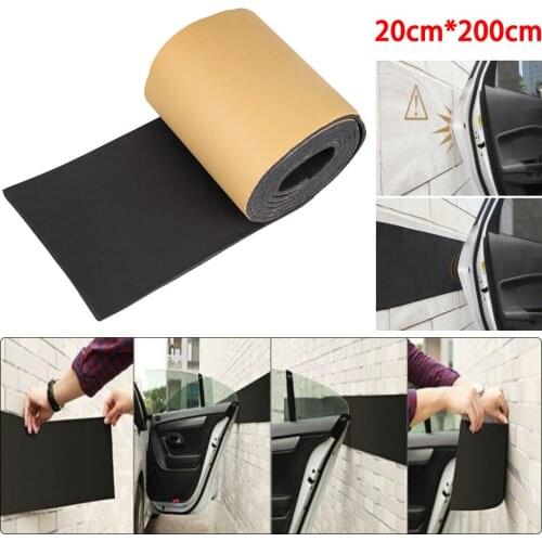 Professional Car Auto Door Protector Garage Rubber Strips Wall Guard Bumper Safety Parking Washable Rubber Strip Car Accessories