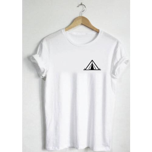 Tent Shirt - Camp Shirt - Unisex Shirt Camp Tent Adventure Campground Forest Woods Travel Cute D304