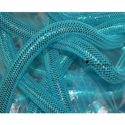 Metallic Turquoise Tubular Crin 16mm 60 yard High Quality Cyberlox fall hair extensions