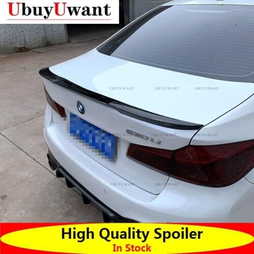 UBUYWUANT For BMW G30 G38 520i 535i 530i 525i 2017-2020 V STYLE Spoiler High Quality ABS Material Car Rear Wing Rear Spoiler