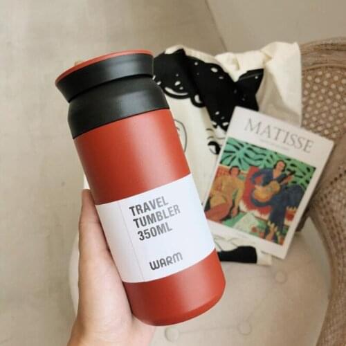 350ml Thermos Tumbler with Strainer Stainless Steel Thermal Bottle Vacuum Flask Coffee Tea Travel Mug Japanese Style Bottle Gift