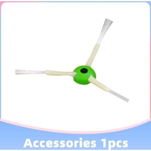 For iRobot Roomba i3 i7 i7+ i7 Plus E5 E6 Robotic Vacuum Cleaner Replacement Spare Parts Green / White 3-Arm Side Spin Brush