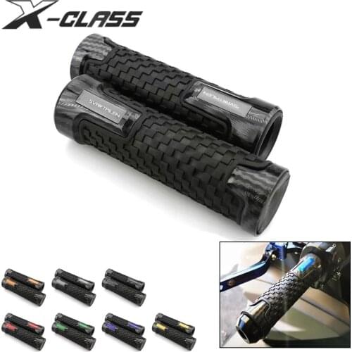 Motorcycle Hand Grips Handlebar Guard Protector Rubber Carbon Accessories for Husqvarna Svartpilen 401 250 2018 2019 2020 2021