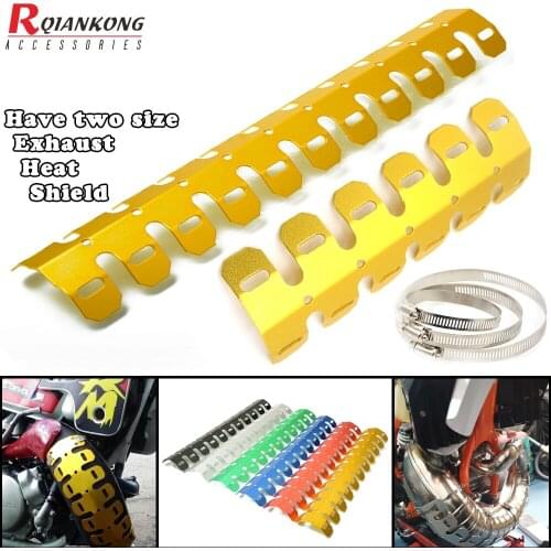 Motorcycle Exhaust Muffler Pipe Leg Protector Dirt Bike Heat Shield For 125EXC 200 EXC 250 EXC/EXCR 350 XCF-W 450 EXCR/XCRW