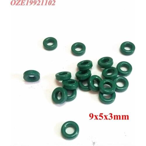 100pcs inner 5mm 9X5X3mm Al 5-6uH Inductor ferrite ring ferrite core cable wire EMI filter ferrite bead Anti-jamming core