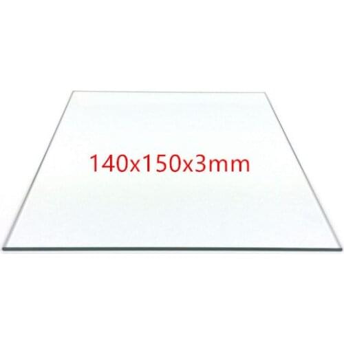 140*150*3mm Print Table Borosilicate Glass plate for UP RepRap Prusa Rostock heating bed Boro Bed Plate 3D printer parts