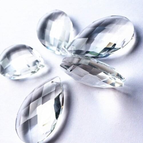400pcs Transparent K9 Crystal Shiny Curtain Pendants Crystal Wedding Decoration Accessiories