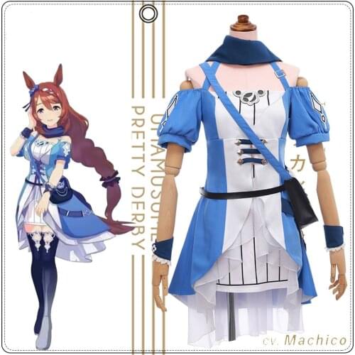 Anime Umamusume:Pretty Derby Season 2 Super Creek Lolita Dress SJ Uniform Cosplay Costume Halloween Women Free Shipping 2021 New