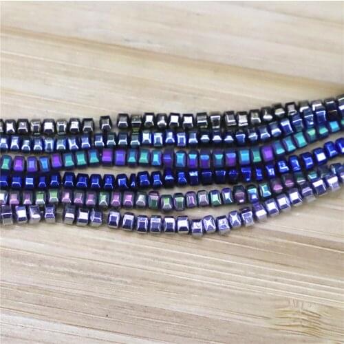 2x3mm Natural Hematite Very Shining Faceted Square Beads" BeadsFor DIY Jewelry Making !We Provide Mixed Wholesale for All Items