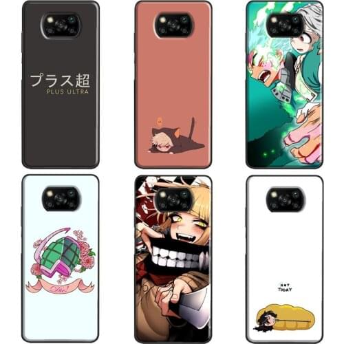 My Hero Academia Case For Xiaomi Mi 11 Pro 10T Mi Note 10 Lite 11 Ultra Phone Cover For POCO X3 Pro M3 F3