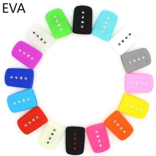 4 Button Luminous OPT Silicone Car Key Cover Case for Toyota Camry Avalon Rav4 Highlander 2012 2013 2014 2015 No Logo