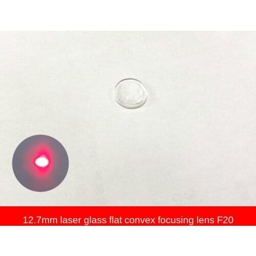 D12.7 Focal Length 20 Laser Diode Glass Plano-convex Focusing Lens Laser Light Module Optical Collimation Lenses