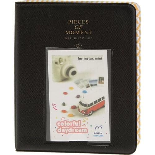 Instant Picture Photo Album Pieces Of Moment 64 Photos For Fuji Instax Black