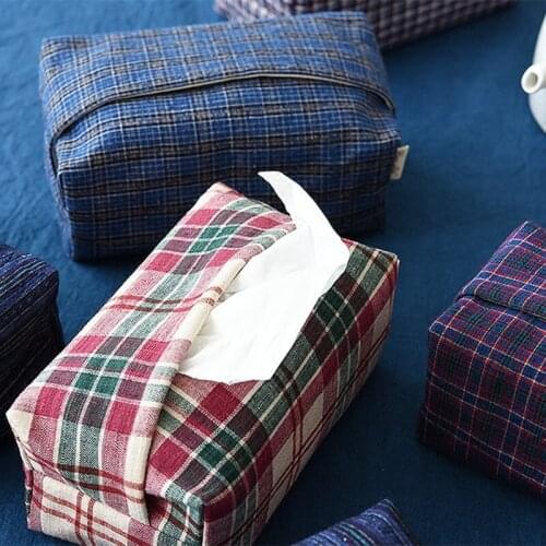 Cotton Tissue Bag Car/Living Room/Bedroom/Household Pumping Tissue Box Nordic Style Creative Household Gadgets Home Decorations