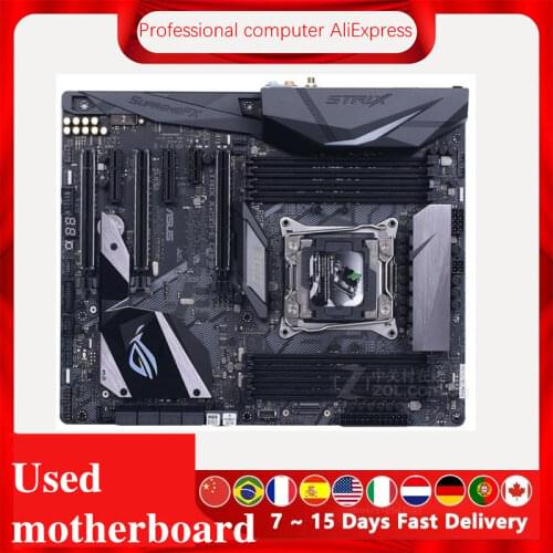Used For Asus ROG STRIX X299-E Gaming Original Desktop Intel X299 DDR4 Motherboard LGA LGA 2066 USB3.0 M.2 SATA3