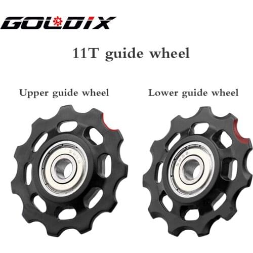 GOLDIX MTB Bicycle Pulley Wheel Nylon Fiber 11T 12T Road Bike Jockey Rear Derailleur Repair Kit for Shimano Sram X01 XX1 GX NX