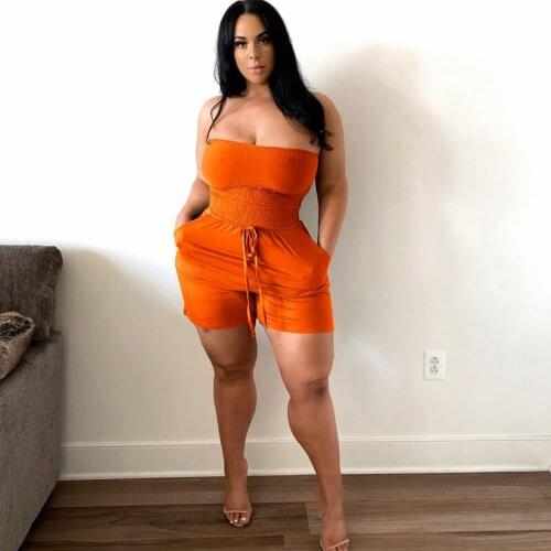 TNNAOFF Summer Strapless Lace Up Playsuit for Women Birthday Outfits Sexy Off Shoulder One Piece Club Streetwear Short Rompers