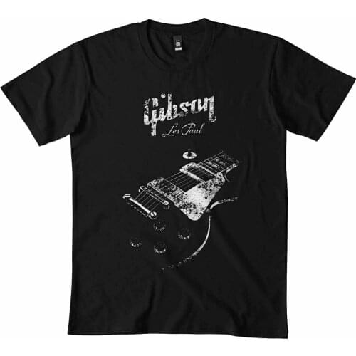 Gibson Les Paul Body Guitar Rock Blues Metal Jazz Music DMN t-Shirt bl