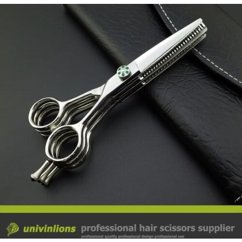 5.5" hot salon barber set shears multi blade scissors double thinning scissors hairdressing scissors multi cut scissors coiffure