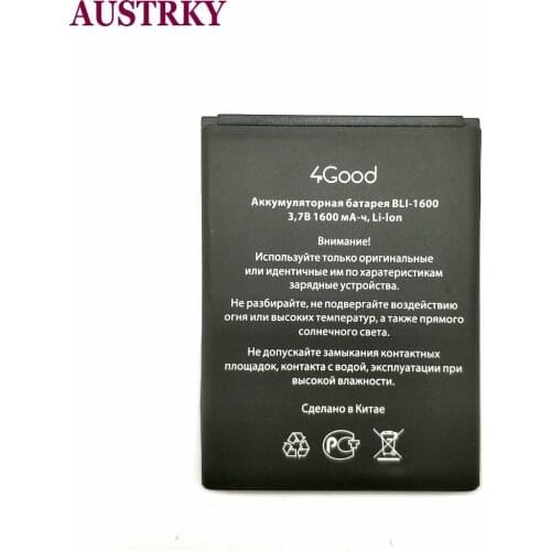 New High Quality BLI-1600 Battery for 4Good S450m 4G Mobile Phone in stock + Track Code