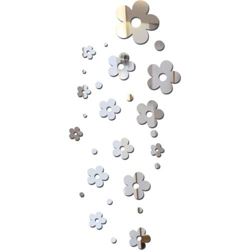 New wall stickers modern acrylic Mirror adesivo de parede vinilos paredes for wall pattern home decor poster