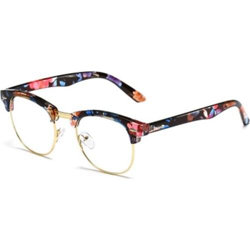 Half Rim Round 2020 Blue Light Blocking Glasses Gaming Computer