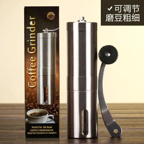 Manual coffee grinder coffee maker cermaics core stainless steel hand burr mill grinder ceramic core cafe grinder
