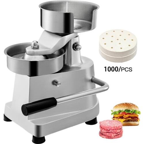 Manual Hamburger Meat Press Burger Patty Machine Maker Diameter 130mm Heavy Duty