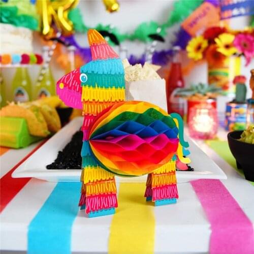 Honeycomb Centerpieces Tables Toppers Unicorn Table Decor Theme Party Supplies Photo Booth Props For Kids Parties