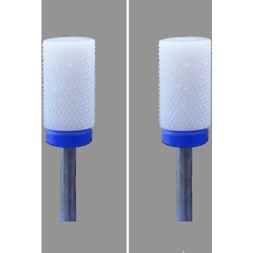 White-4PCS -Ceramic Nail Drill Bit - Large Barrel Bit - (0082.066)