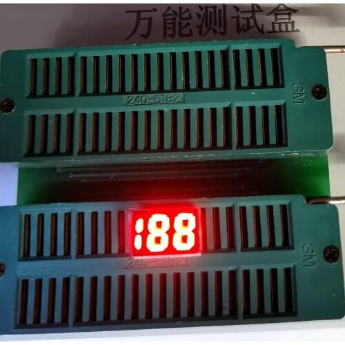 188 DIGI Common Anode 0.25 inch Red 7 Segment display 0.25" no radix point LED Display 3 Bit Digital Tube Series Voltage Panel
