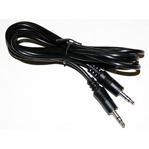 2000pcs/lot Wholesale 50cm 3.5 mm pin to 3.5 mm pin stero audio cable Headphone Jack Black color Free Shipping
