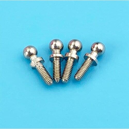 4pcs Metal Ball Head Screw Kits for WLtoys 1/28 K969 K979 K989 K999 P929 P939 RC Car Modification Parts