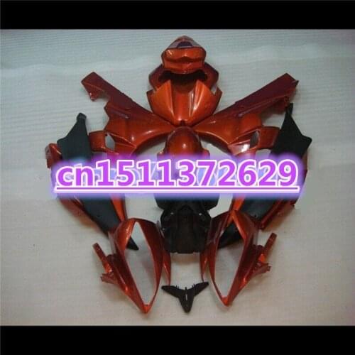 ABS Fairing kit for YZF-R6 06-07 YZF R6 06 07 black orange YZF 600 R6 2006 2007 fairing sets bodywork ABS-Dor D injection