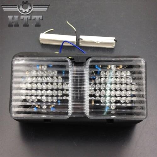 Aftermarket free shipping motorcycle parts LED Tail Brake Light Turn Signals for Honda 2000 2001 2002-2006 RC51 RVT1000R CLEAR