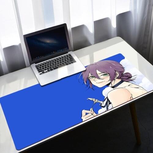 Anime Mouse Pad Big Mousepepad Gamers Chainsaw Man Cheap Gaming Laptop Gamer Desk Mat Deskmat Extended Gamer Xl Xxl Mousepad