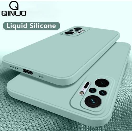 Square Frame Liquid Silicone Case For SamSung Galaxy A21S A51 A52 A32 A71 A72 Note 20 Ultra S21 Plus S20 FE Original Soft Cover