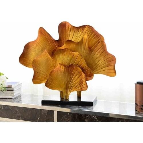 Hotel lobby decoration metal Chinese crafts sales office model room living room hall desktop porch sculpture