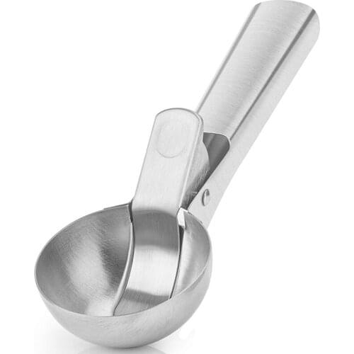 Hot Sale Stainless Steel Ice Cream Scoop, Easy to Trigger Release, Ice Cream Scoop with Comfortable Antifreeze Handle