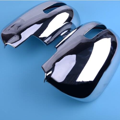 DWCX Car Side Rearview Mirror Cover Cap Molding Trim ABS Chrome Fit For Mitsubishi Outlander 2013 2014 2015 2016 2017 2018 2019