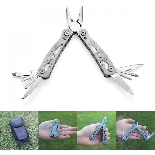 Multifunctional Stainless Steel Pliers Hand Tools Portable Tool Folding Pocket Multitool Outdoor Plier Stainless Steel Pliers