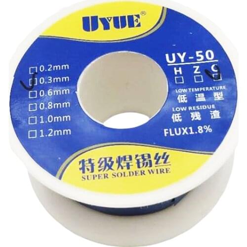 50g 0.3 mm Solder Welding Wire Tin Wires Rosin Core Solder Good Welding ability Flux 1.8% Flux Reel Welding Line