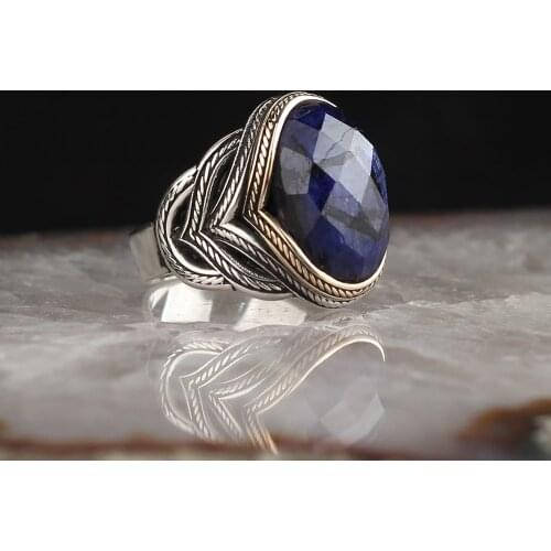 Кольца с сапфирами RecSilverJewelry China At AliExpress