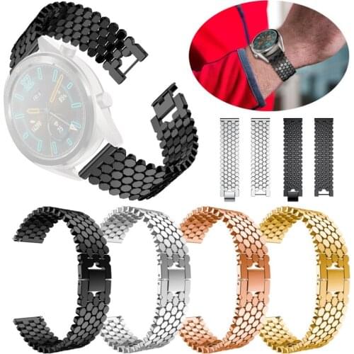 For Huawei Watch GT Unique Stainless Steel Watch Band Replacement WristStrap For Huawei Watch GT Smart Wearable accessories