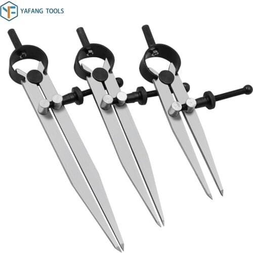 DIY Steel Wing Divider Marking Compass Circle Maker Adjustable Scriber for Craftsman Carpenter Architect Student Hand Tool