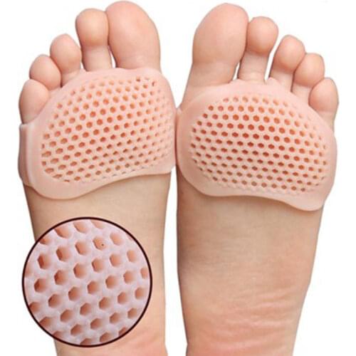 Dropshipping Silicone Padded Forefoot Insoles Shoes Pad Gel Insoles Breathable Health Care Shoe Insole High Heel Shoe Insert