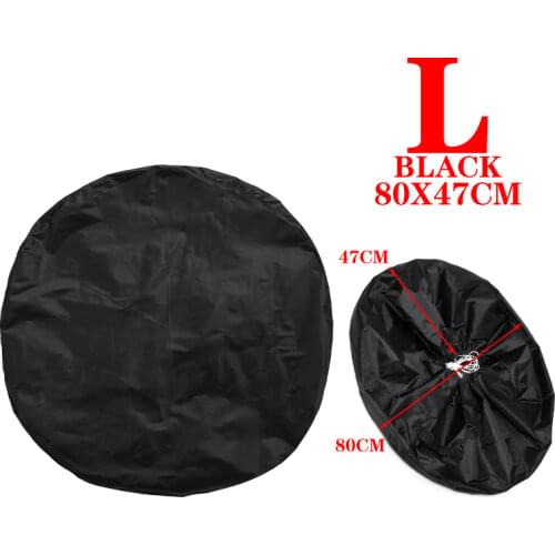 65X37cm 80X47cm S/L Universal Car SUV Tire Cover Case Spare Wheel Covers Bag Polyester Tyre Spare Storage Cover For RV Motorhom