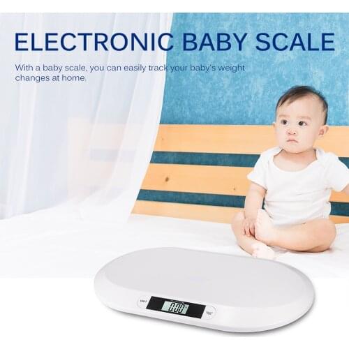 Baby Scale Newborn Baby Pets Infant Scale ABS Lcd Display Weight Toddler Grow Electronic Meter Digital Baby Scale Up to 20Kg