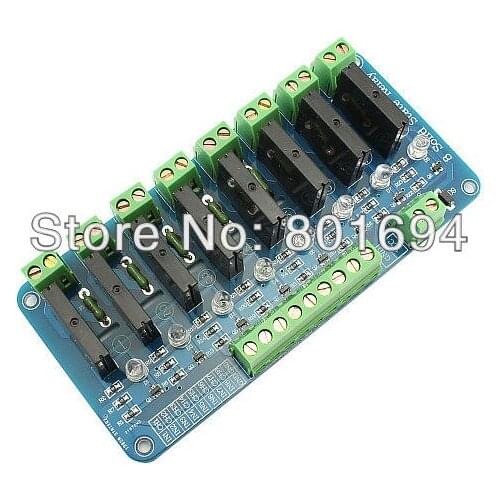 10 Pcs/Lot 8 Channel 5V Solid State Relay Module each channel 240V 2A